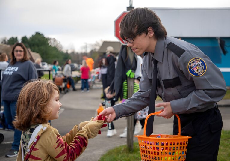 Criminal Justice Students Lend Hand At Halloween Fun Fair