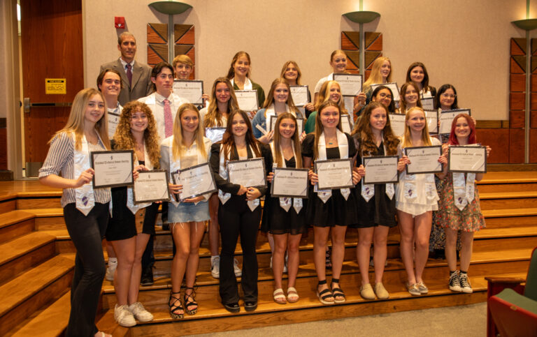 Ormsby CTE Students Inducted Into NTHS Chapter