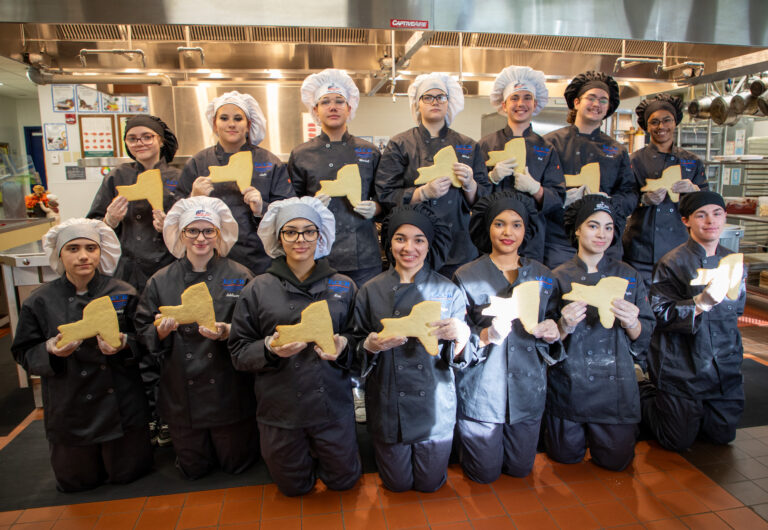 Cookie Cooperation: Culinary Arts Students Provide Stately Treats To Fourth Graders