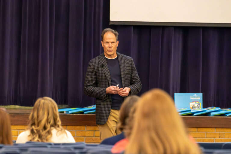 E2CCB and Just Right Reader Bring Dr. John Hutton to Sherman CSD